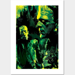 Frankenstein Boris Karloff "He's Alive!!!" Posters and Art